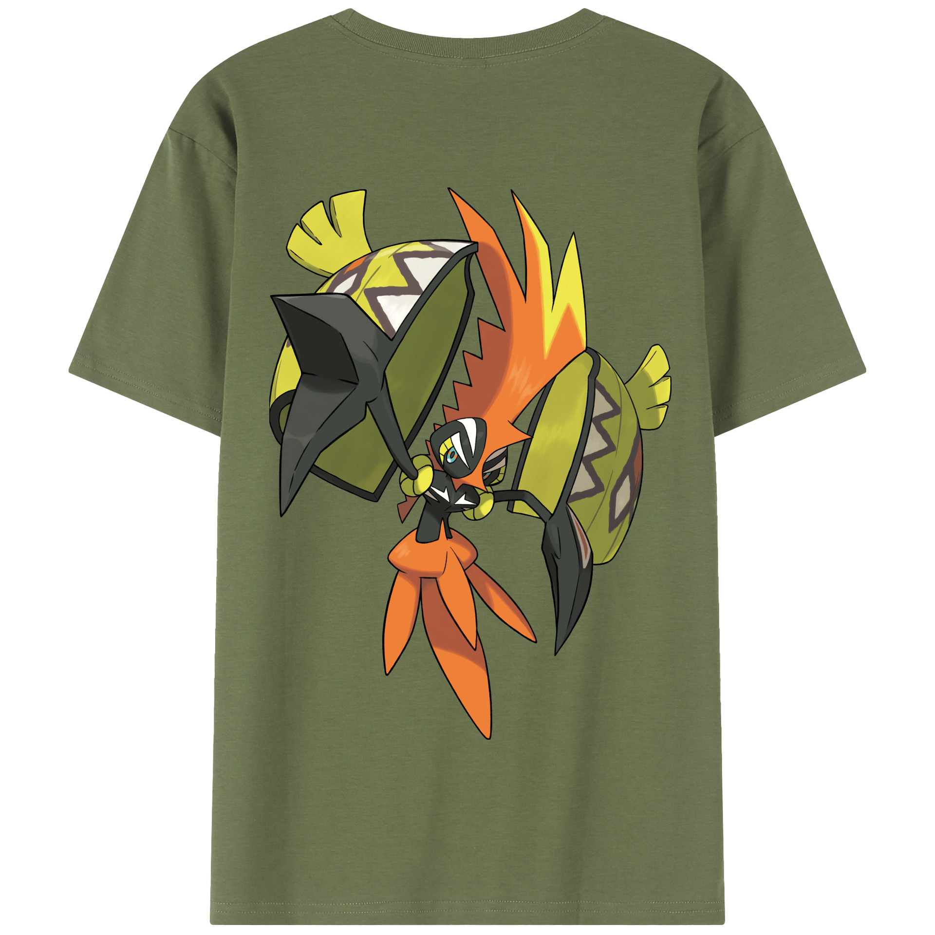 （画像用） ポケットモンスター Pokémon 綿100％半袖Tシャツ（背面プリント）